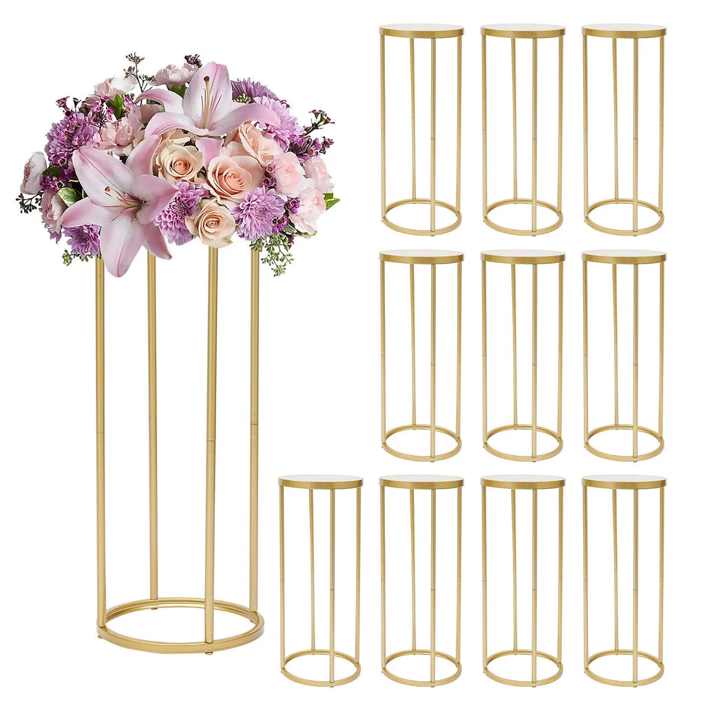 10Pcs 60cm Tall Rectangular Flower Stand H582982