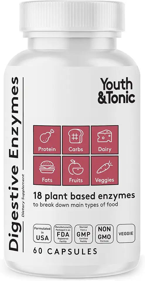 Enzymes for Digestion 60 Vegetable Pills B75328