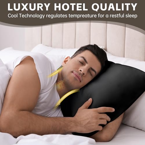 King Size Cooling Microfiber Pillows Set of 4 Q538293