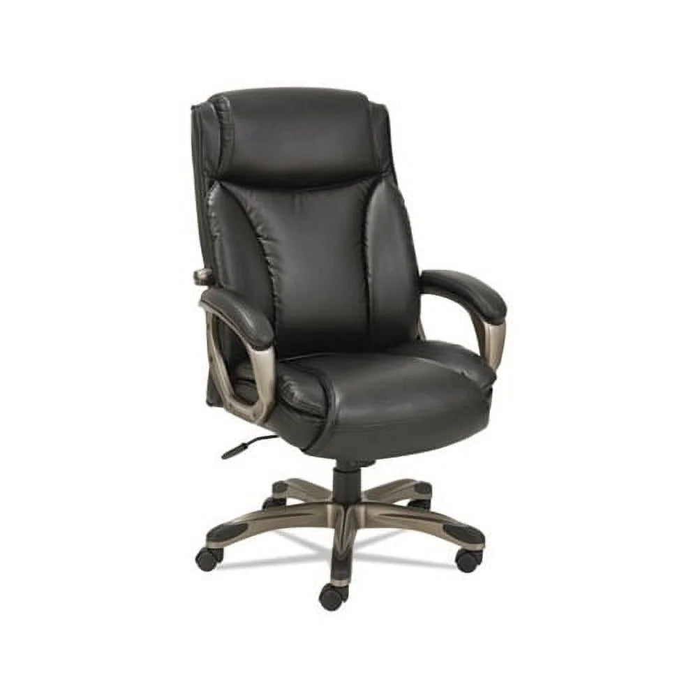 Black High-Back Leather Chair Z240