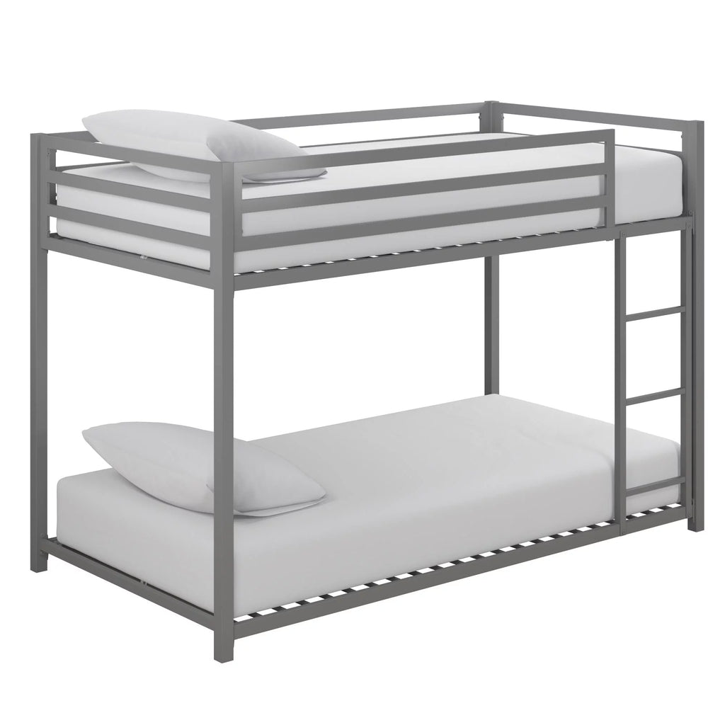 Twin Over Twin Black Bunk Bed F93120