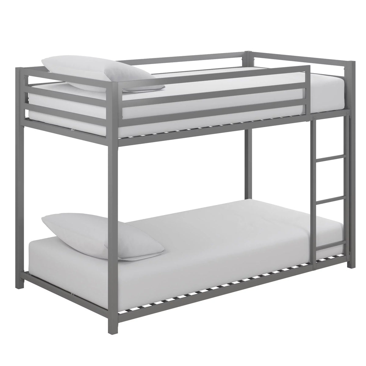 Twin Over Twin Black Bunk Bed F93120