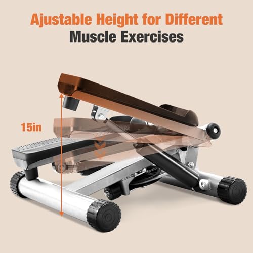 Adjustable Mini Stepper with Resistance Bands Z5138