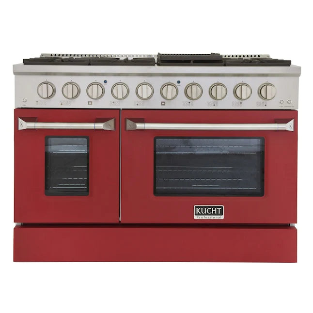 48 in. 6.7 cu ft. Propane Gas Range with Red Door N751693