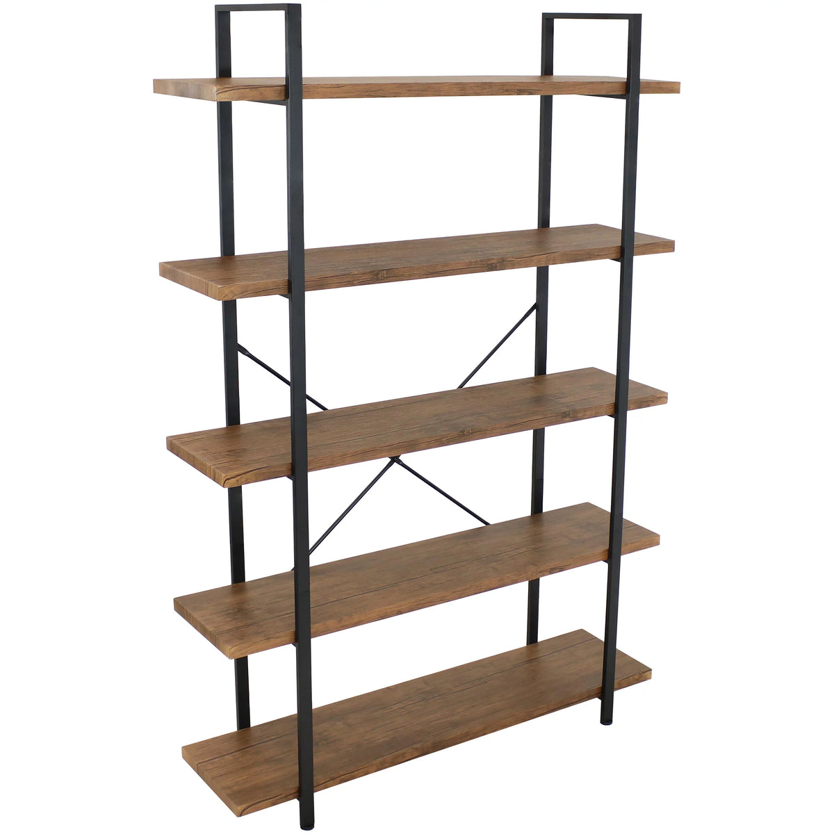 5 Shelf Wood Veneer Bookshelf K236583