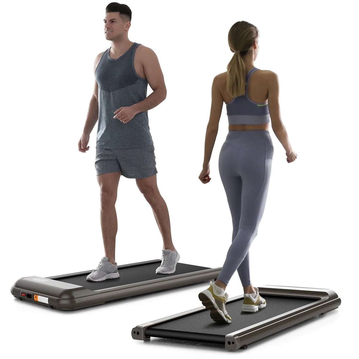 Treadmill Walking Pad with Remote Control 2 in 1 Portable Y406787