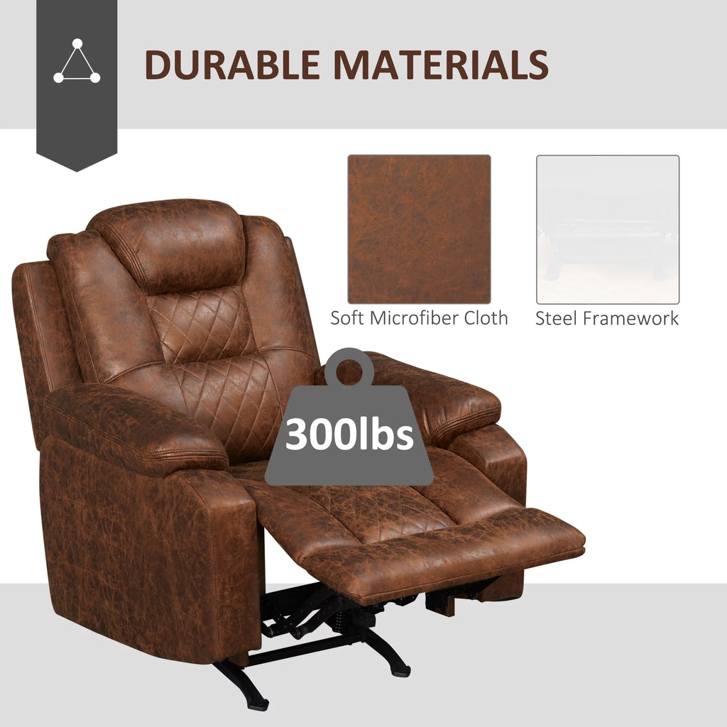 Brown Manual Recliner Chair T13534