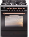 Black Dual Fuel Propane Gas Range K75919