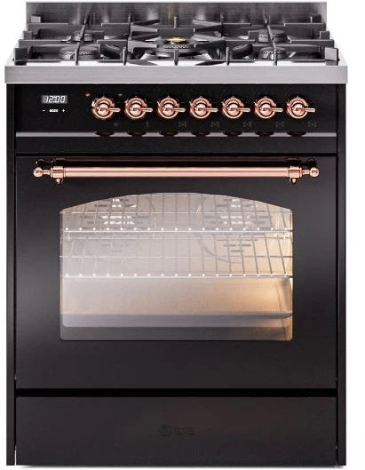 Black Dual Fuel Propane Gas Range K75919