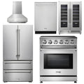30 Electric Range, Range Hood, Refrigerator, Dishwasher, Wine Cooler N6219