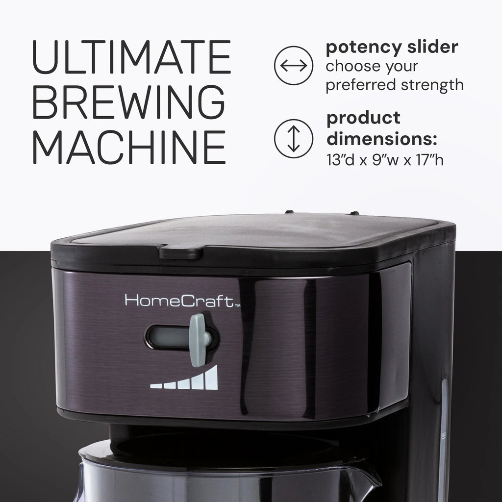 Black Stainless Steel Iced Coffee and Tea Brewing System Z89176