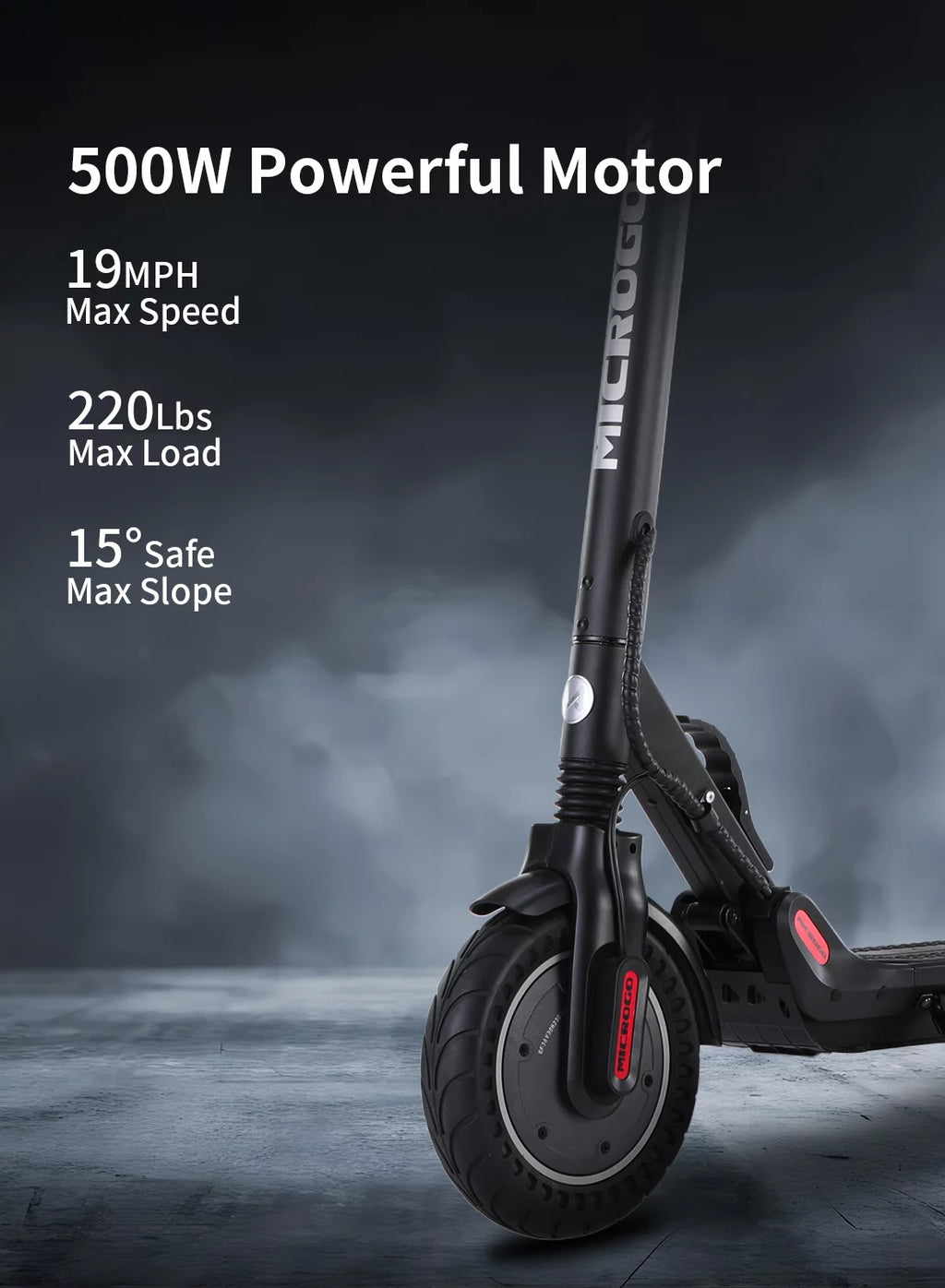 Electric Scooter with 350W Motor and 8.5 inch Honeycomb Tires M6011