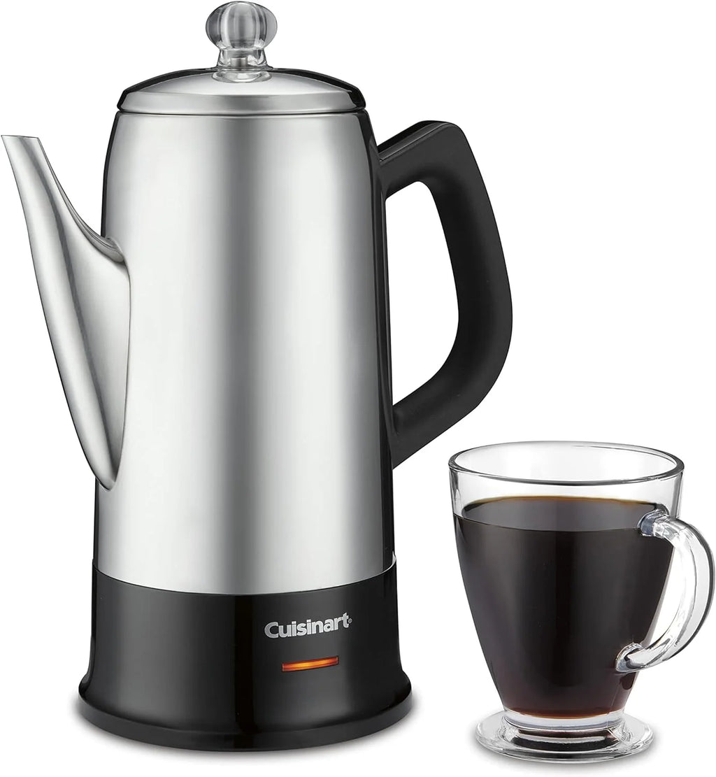12 Cup Polished Stainless Steel Coffee Percolator R37009