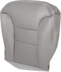 Gray Leather Front Driver Side Seat Cover Pack of 2 O4248