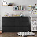 White 6 Drawer Dresser I33848