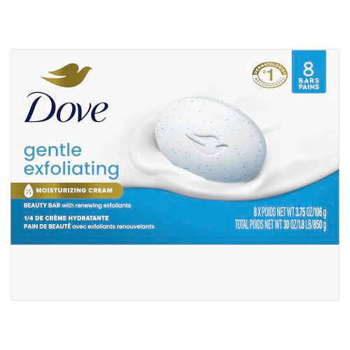 8 Bars Gentle Exfoliating Beauty Bar Soap 3.75 oz G964178