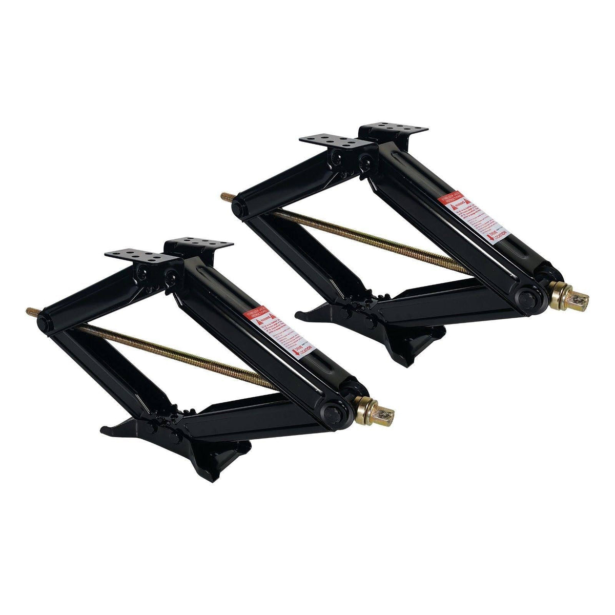 Set of 2 5000 lb 30" RV Trailer Stabilizer Scissor Jacks with Handle B1562