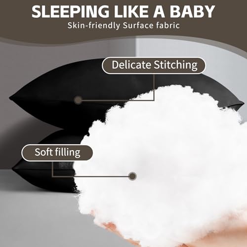King Size Cooling Microfiber Pillows Set of 4 Q538293