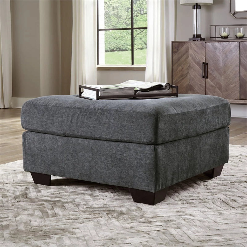 Oversized Fabric Accent Ottoman D33119