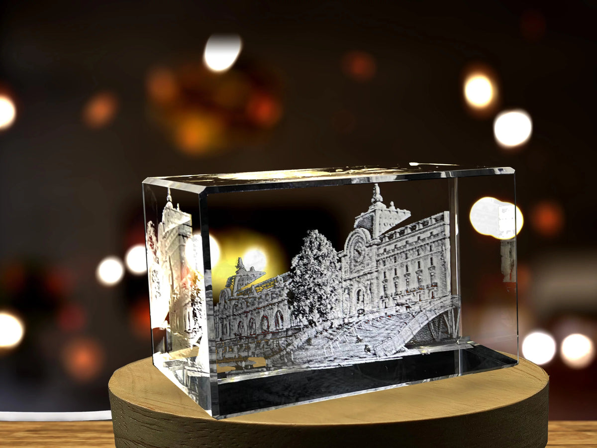 3D Engraved Crystal Keepsake O545591