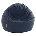 Navy Blue Large Classic Bean Bag Chair X406