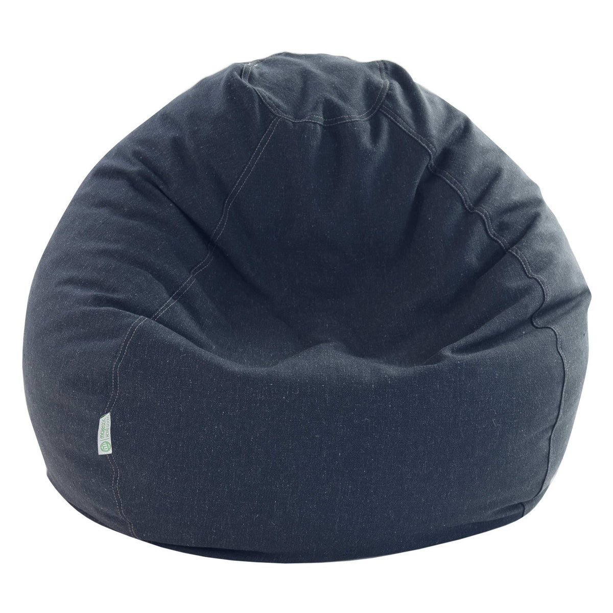 Navy Blue Large Classic Bean Bag Chair X406