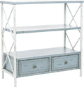 Pale Blue and White Console Table M4498