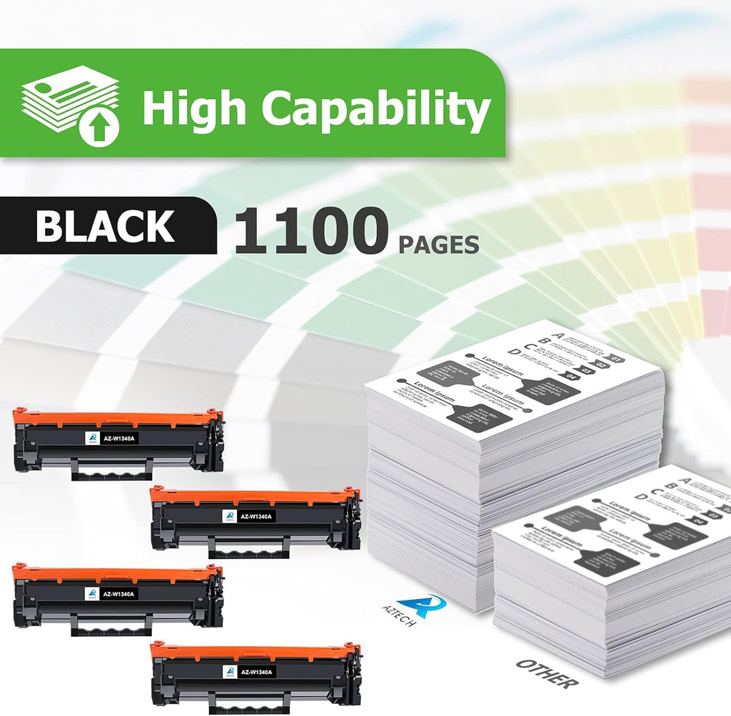 Compatible Toner Cartridge Replacement Black 4-Pack H825872