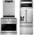 36 Gas Range, Refrigerator, Dishwasher and Microwave L58126