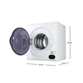 3.5 cu.ft. Compact Digital Vented Sensor Dryer in White B4596