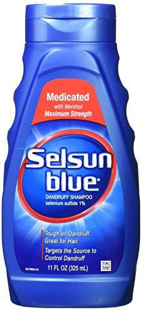 Maximum Strength Medicated Anti-Dandruff Shampoo with Menthol 11oz Q78248