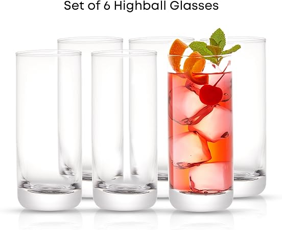 13oz Highball Drinking Glasses Set of 6 A55687