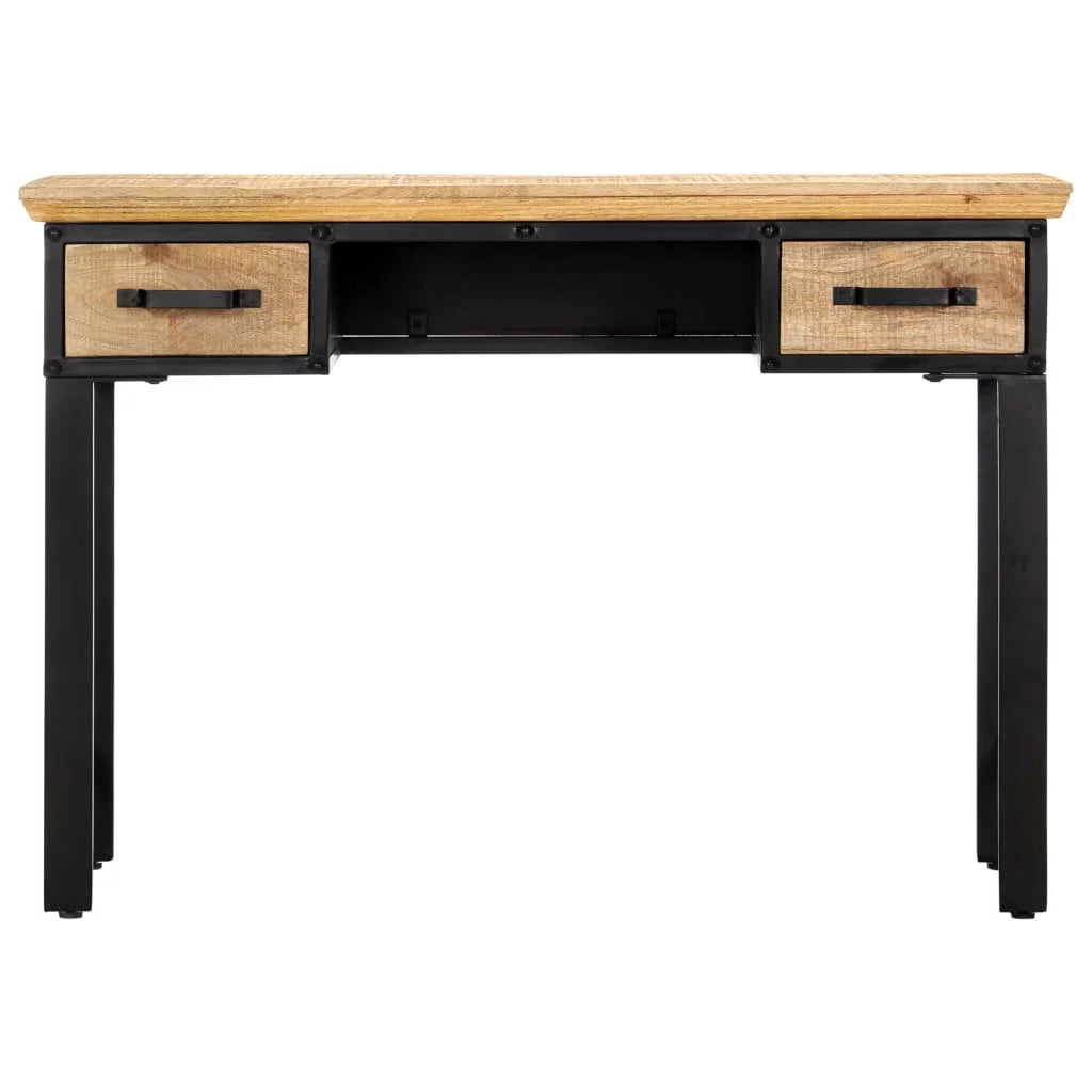 Mango Wood Writing Desk with 2 Storage Drawers J279