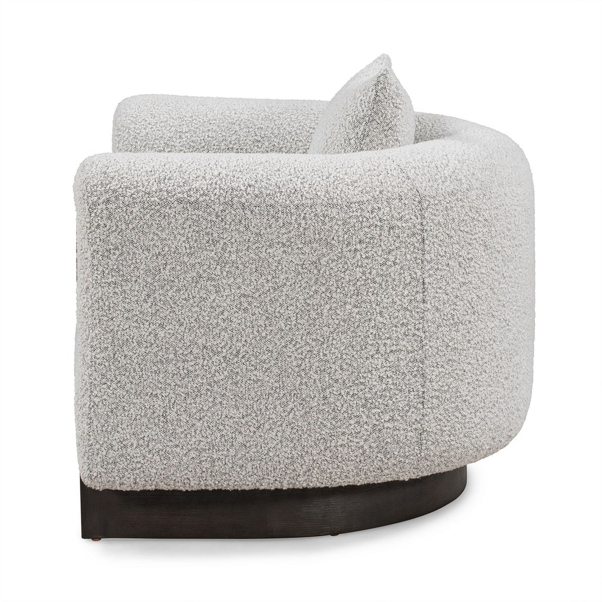 Gray Boucle Fabric Accent Chair Z532358