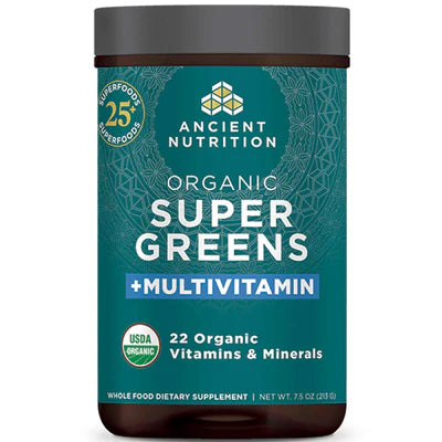 Organic SuperGreens + Multivitamin 7.5 oz E122321