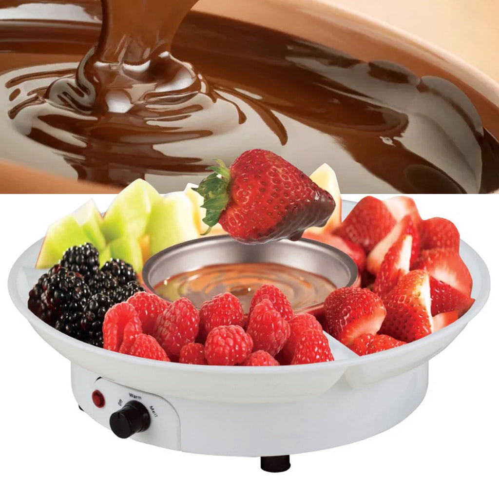 Electric Chocolate Fondue Set with 10 Forks F38016
