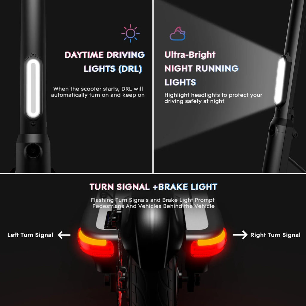 500W Foldable Electric Scooter with 10 Fat Tires O73162