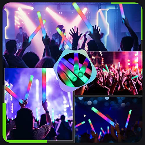 44 PCS Foam Glow Sticks with 3 Modes U249718