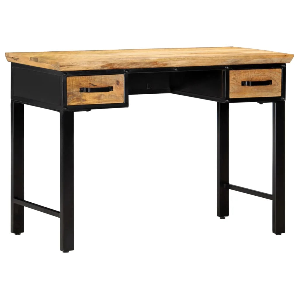Mango Wood Writing Desk with 2 Storage Drawers J279