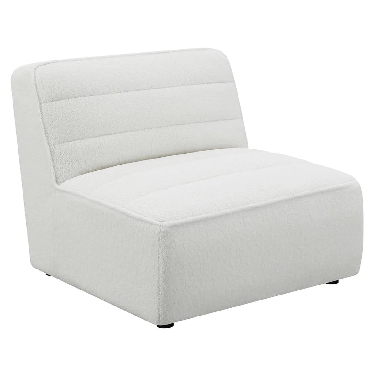 White 6-Piece Faux Leather Sectional Q988