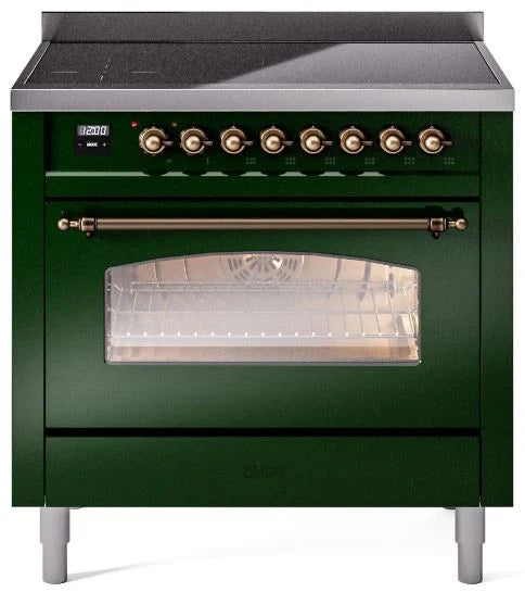36 Induction Range with Electric Oven in Emerald Green Y830755