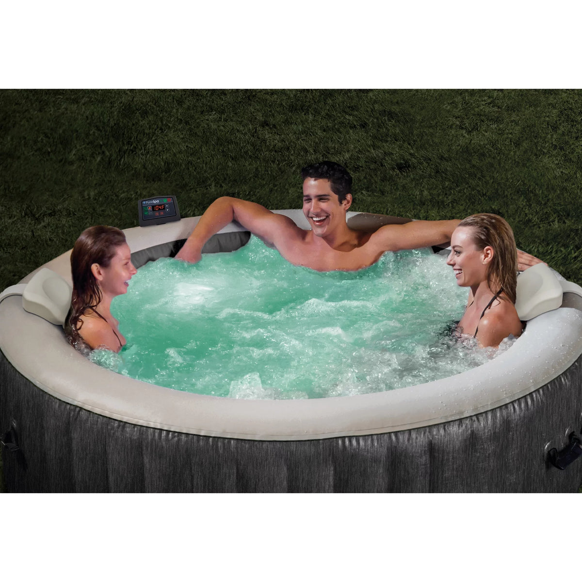 6 Person Inflatable Hot Tub Bubble Jet Spa I456