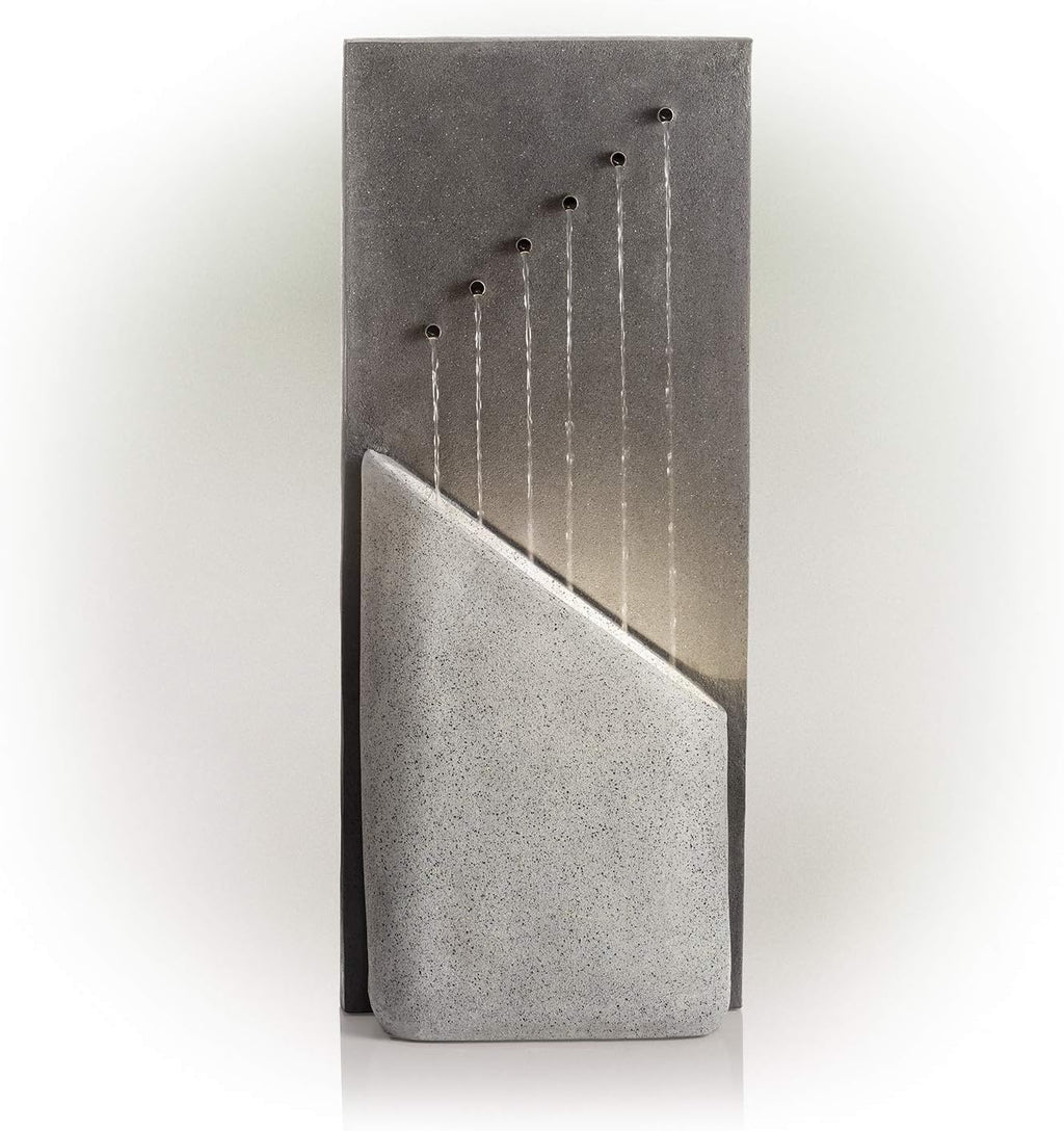 Gray Outdoor Water Fountain W2087