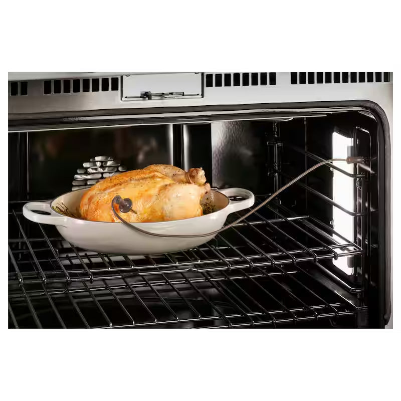 6 Burner Dual Fuel Range with Convection in Stainless Steel D447