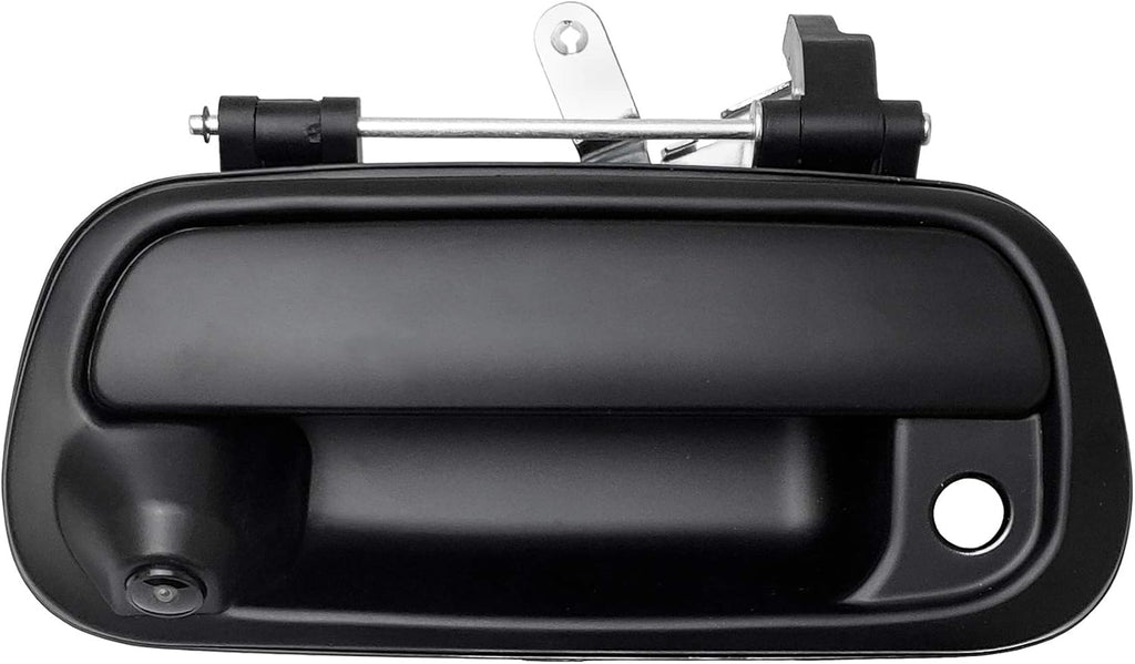 Black Textured Tailgate Handle with Backup Camera J778451