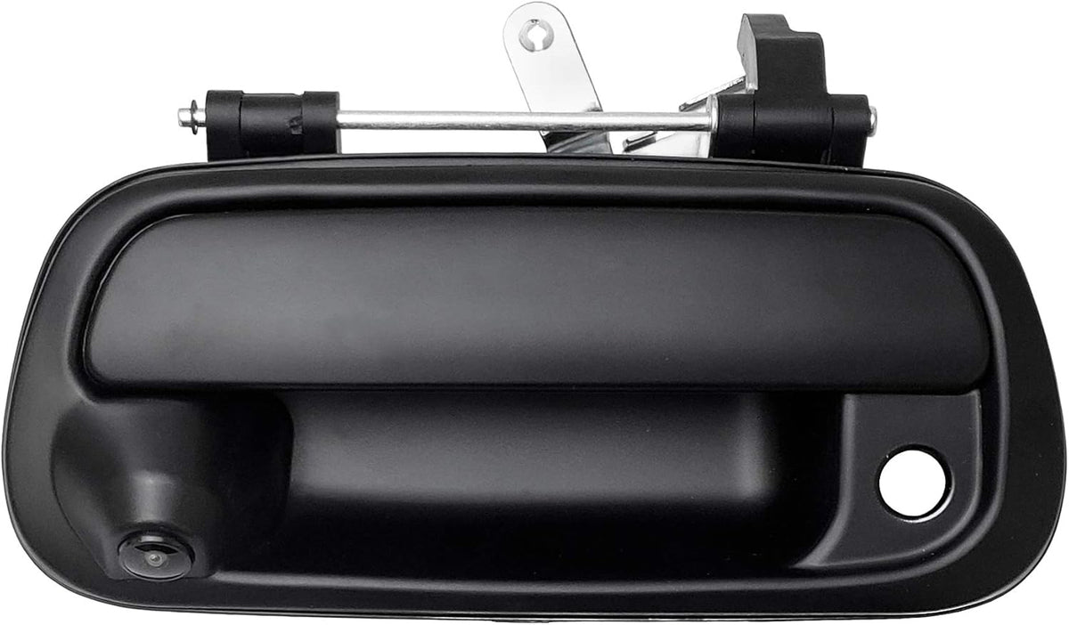 Black Textured Tailgate Handle with Backup Camera J778451