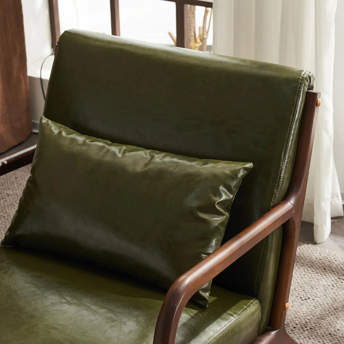 Beige Accent Chair Q185