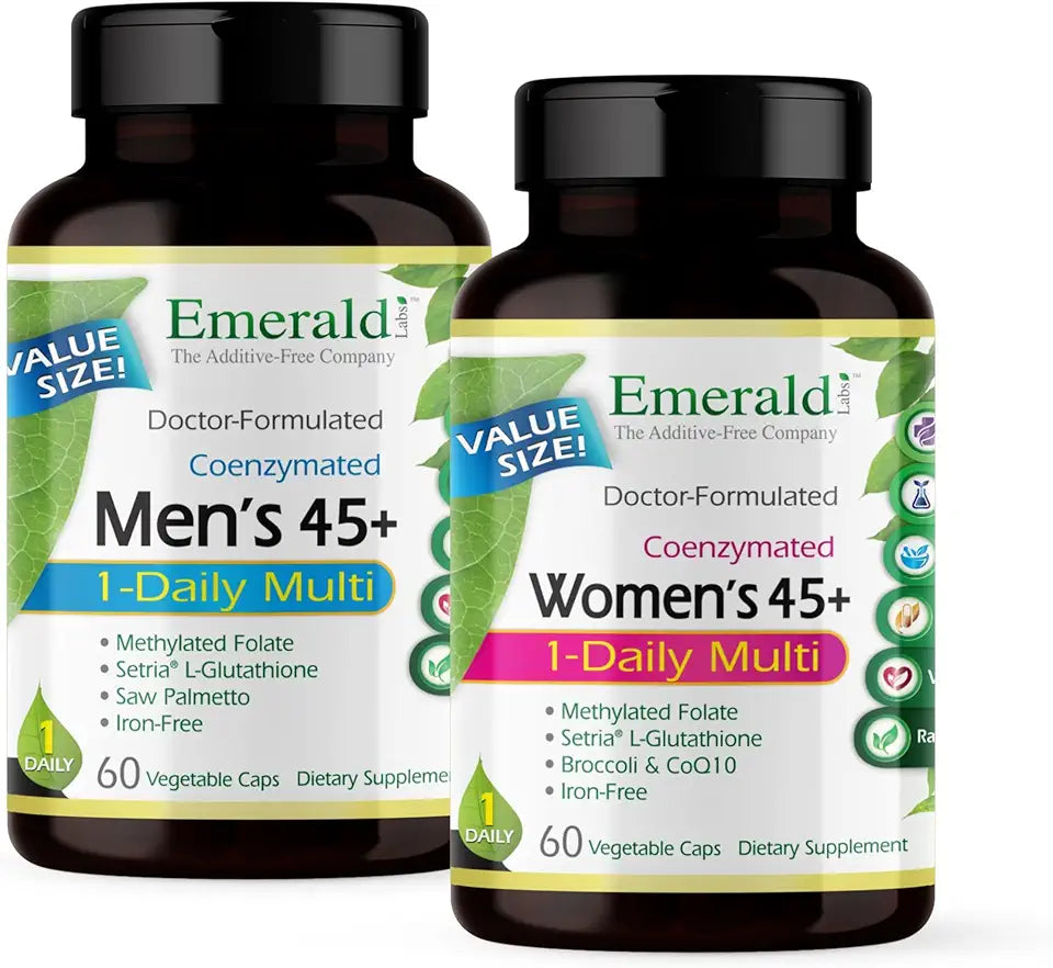 Women's 45+ 1-Daily Multi 60 Caps & Men's 45+ 1-Daily Multi 60 Caps Multivitamin S4401