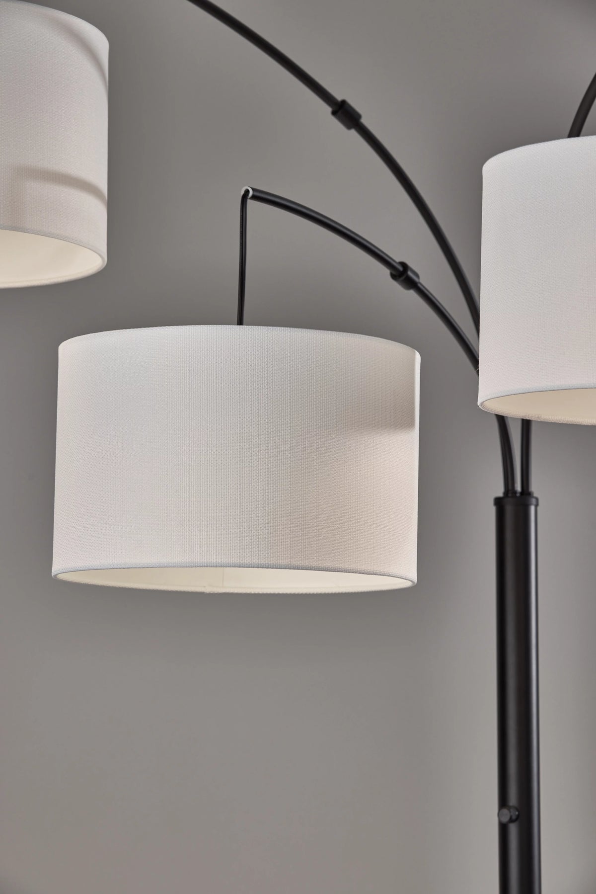 Matte Black 3 Head Arc Floor Lamp D584789