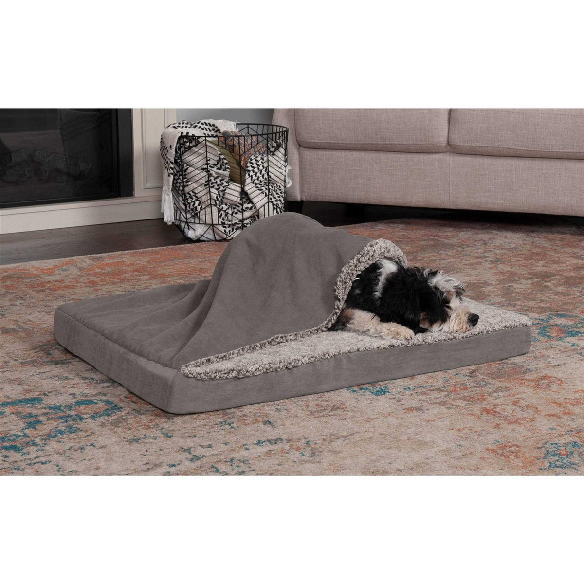 Blanket Top Dog Bed P65698